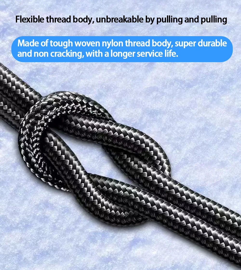 Cable USB a tipo C de 120W, Cable de carga súper rápida para teléfono, Cable de datos tipo C a tipo C de 100W con pantalla LED para Huawei Oppo Vivo 