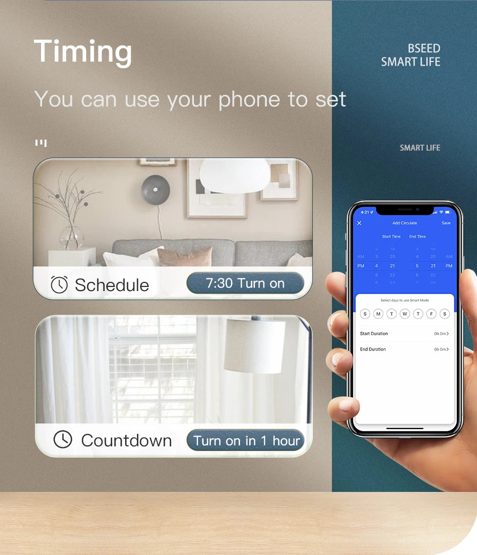 BSEED Wifi 1/2/3 interruptores de luz Sensor táctil interruptor de vidrio Tuya Smart Life Alexa Control más enchufes de la UE necesita cable neutro