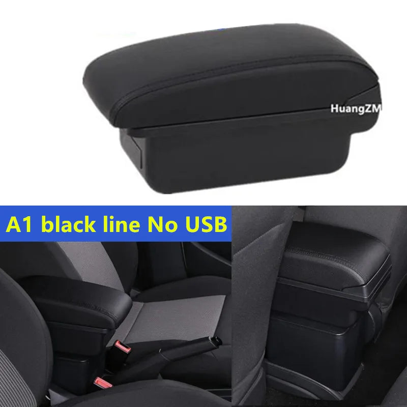 Caja de reposabrazos para Fiat 500, caja de reposabrazos para coche Fiat CRONOS, reequipamiento dedicado, caja de almacenamiento central Interior, accesorios para coche