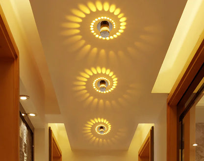 Lámpara de Pared para Pasillo Moderna con LED Cambia Colores