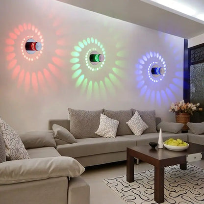 Lámpara de Pared para Pasillo Moderna con LED Cambia Colores