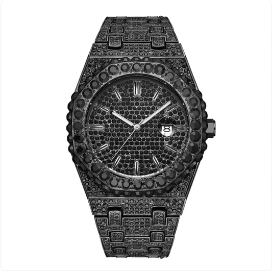 Reloj de Cuarzo para Hombre con Diamantes Estelares