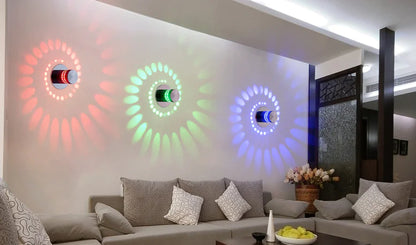 Lámpara de Pared para Pasillo Moderna con LED Cambia Colores