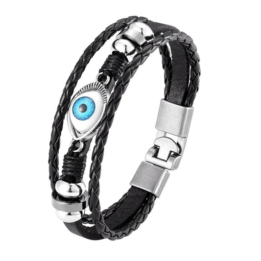 Chic Multi-Tier Evil Eye Bracelet