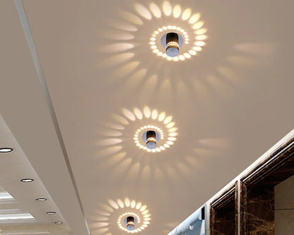 Lámpara de Pared para Pasillo Moderna con LED Cambia Colores