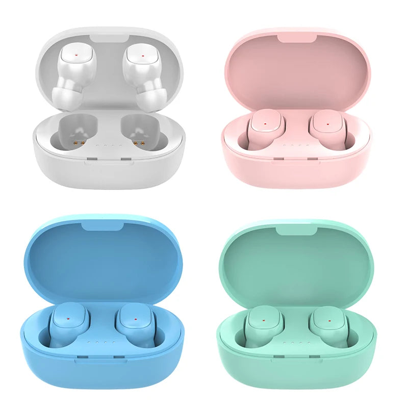 True Wireless Earbuds with LED Display In-Ear for Blue Tooth Headphones for Noise Reduction Digital Battery Indicator
