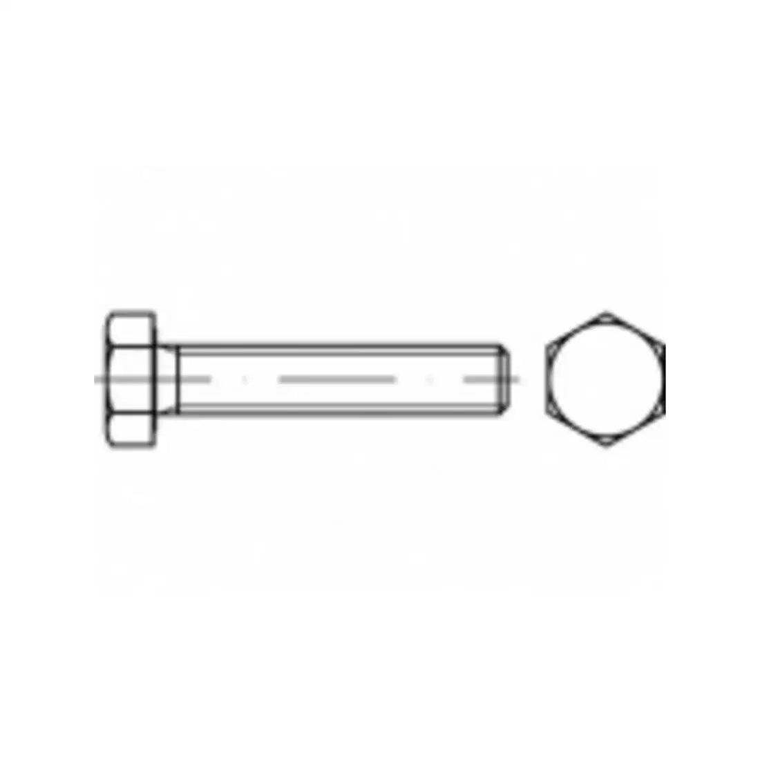 TOOLCRAFT TO-5367732 Hexagon screw M8 22mm external hexagon stainless steel A4 200 pieces (94090439727622)