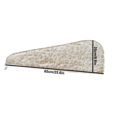 Custom Jacquard Coral Fleece Hair Drying Tricorn Hat Quick-Dry Home Bathroom Essential Ladies Towel Factory Wholesale