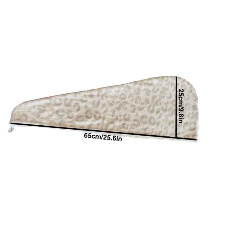 Custom Jacquard Coral Fleece Hair Drying Tricorn Hat Quick-Dry Home Bathroom Essential Ladies Towel Factory Wholesale