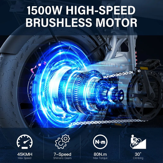1500w Electric Bike T20 Ebike 500w 20AH High Speed /power 48v 1000w Cool Bike Coswheel