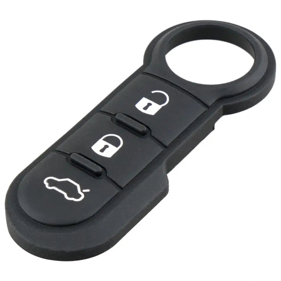 Carcasa plegable para mando a distancia de coche, carcasa de repuesto para llave de coche de 3 botones, compatible con Fiat 500 Panda Punto Bravo