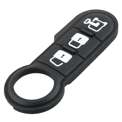 Carcasa plegable para mando a distancia de coche, carcasa de repuesto para llave de coche de 3 botones, compatible con Fiat 500 Panda Punto Bravo
