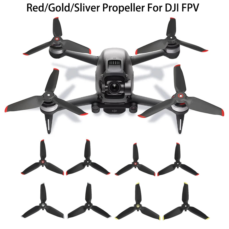 Hélices para Dron DJI FPV Combo, accesorios de vuelo silencioso