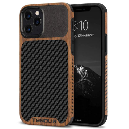 CarbonLeather Fusion for iPhone 12/12 Pro