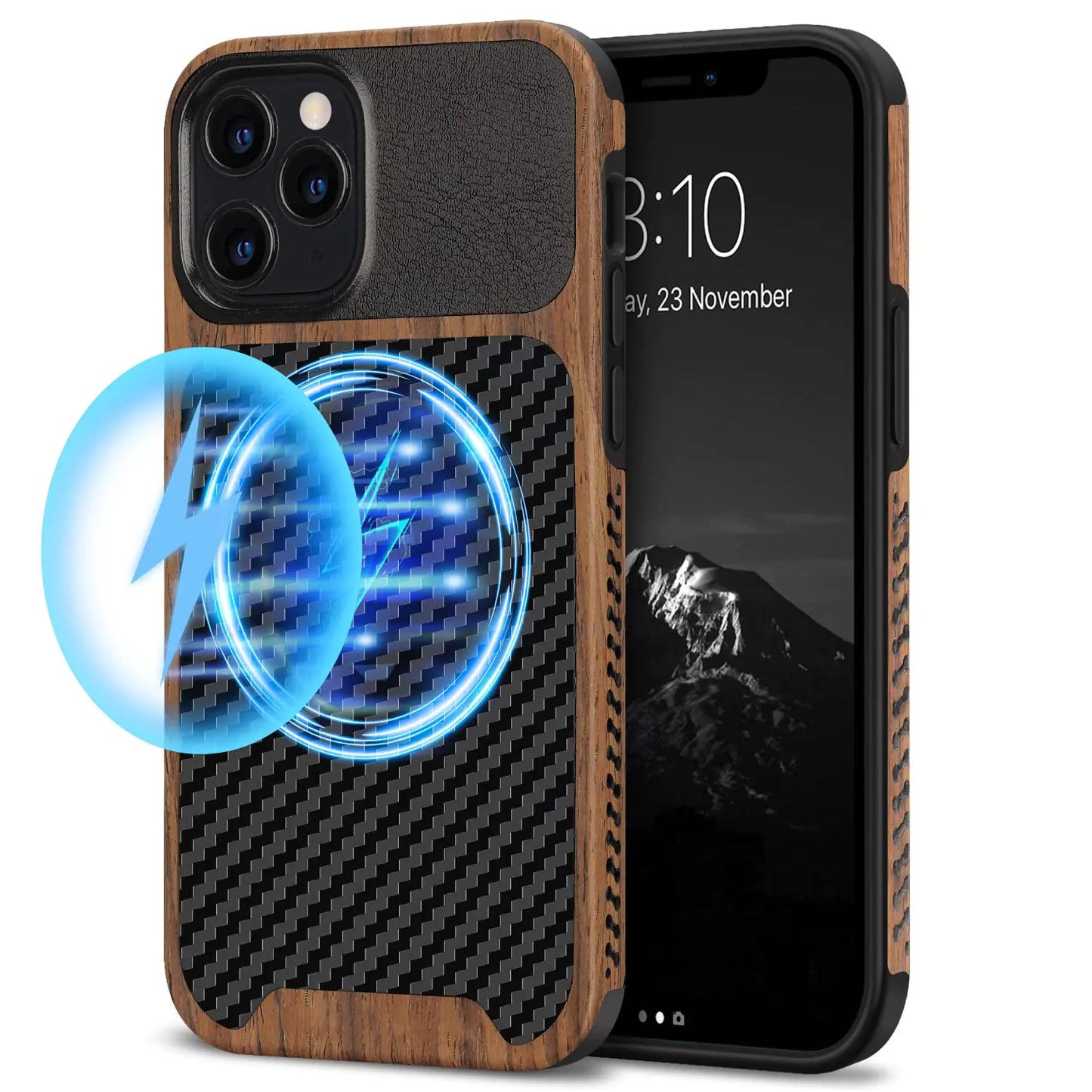 CarbonLeather Fusion for iPhone 12/12 Pro