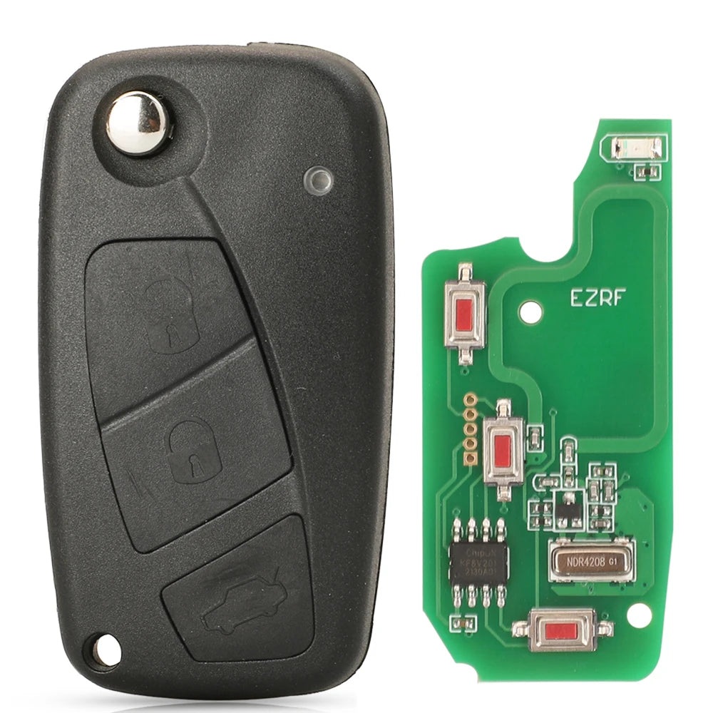 Jingyuqin 433MHz Megamos ID48 mando a distancia para Fiat Bravo Linea Stilo Punto Ducato Ypsilon diario PEUGEOT BOXER Citroen Jumper