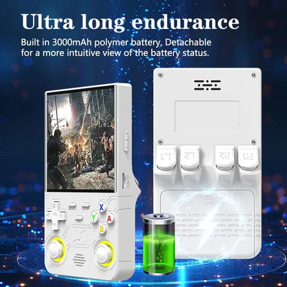 New R36 ULTRA Game Consola 4.0 IPS Screen Retro Handheld Game Player Portatil Console 64GB 10000+ Video Games for PSP/for MD