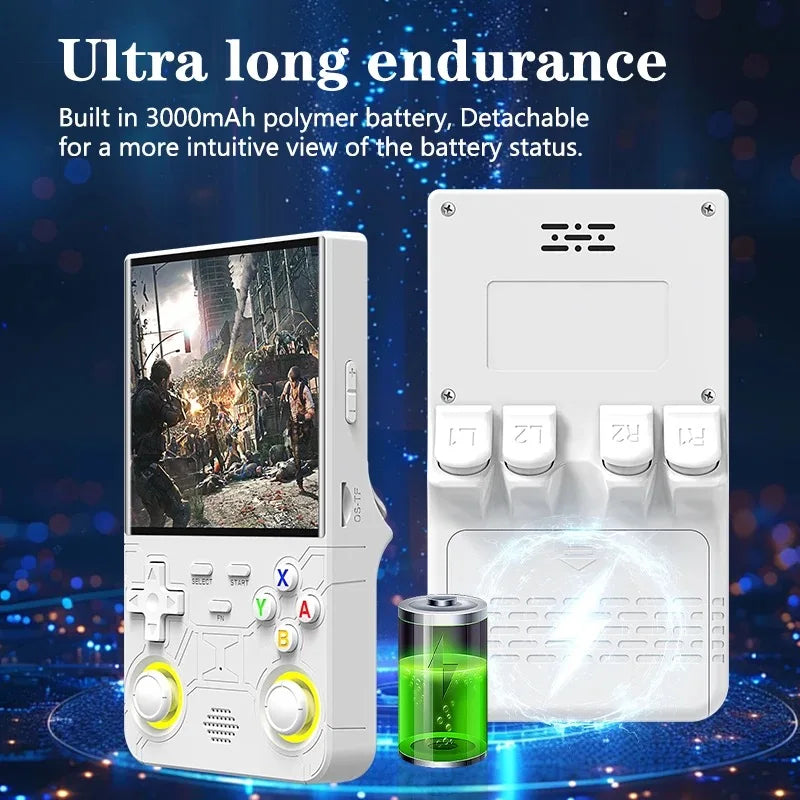 Nuevo Consola de juegos R36 ULTRA 4,0 pantalla IPS reproductor de juegos portátil Retro consola portátil 64GB 10000+ videojuegos para PSP/para MD