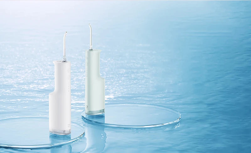 XIAOMI MIJIA-irrigador Oral portátil F300, irrigador Dental con chorro de agua, blanqueamiento Dental, limpiador de dientes bucales, pulso de agua MEO703