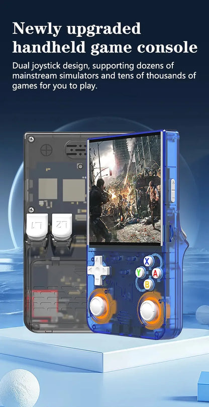 Nuevo Consola de juegos R36 ULTRA 4,0 pantalla IPS reproductor de juegos portátil Retro consola portátil 64GB 10000+ videojuegos para PSP/para MD
