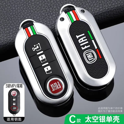 Funda protectora para llave remota de coche, accesorios para llavero Fiat Ducato 500 500L Panda Grande Punto Lancia Musa