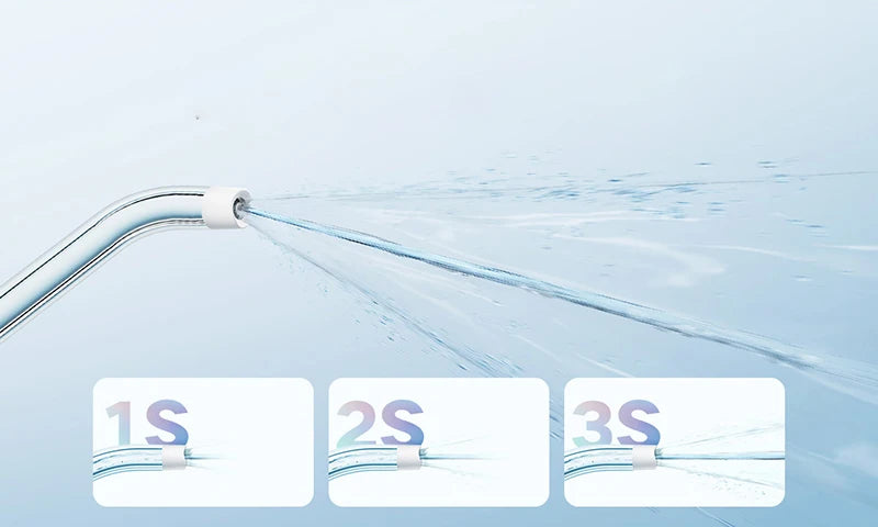 XIAOMI MIJIA-irrigador Oral portátil F300, irrigador Dental con chorro de agua, blanqueamiento Dental, limpiador de dientes bucales, pulso de agua MEO703