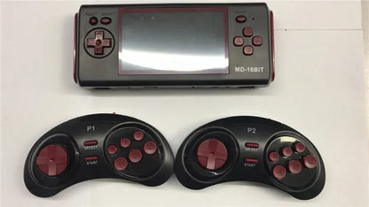 HG-943 4.3'' MD 16BIT HD TV handheld game Retro game console arcade console 2player wireless have118games support game card