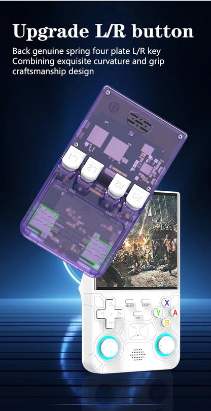 Nuevo Consola de juegos R36 ULTRA 4,0 pantalla IPS reproductor de juegos portátil Retro consola portátil 64GB 10000+ videojuegos para PSP/para MD