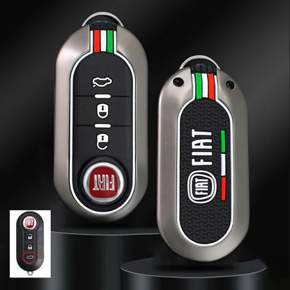 Funda protectora para llave remota de coche, accesorios para llavero Fiat Ducato 500 500L Panda Grande Punto Lancia Musa