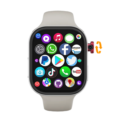 S10 MAX Smart Watch 4G Android 4G/5G LTE Sim Card GPS WIFI AI Voice assitance Straight Border Rotary Camera Smartwatch