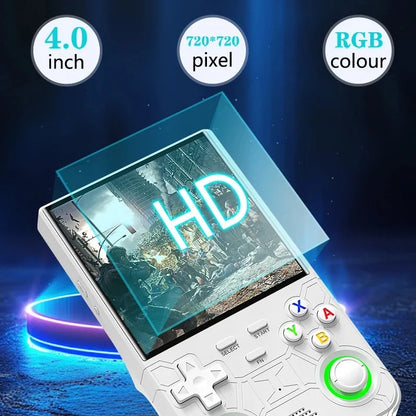 New R36 ULTRA Game Consola 4.0 IPS Screen Retro Handheld Game Player Portatil Console 64GB 10000+ Video Games for PSP/for MD