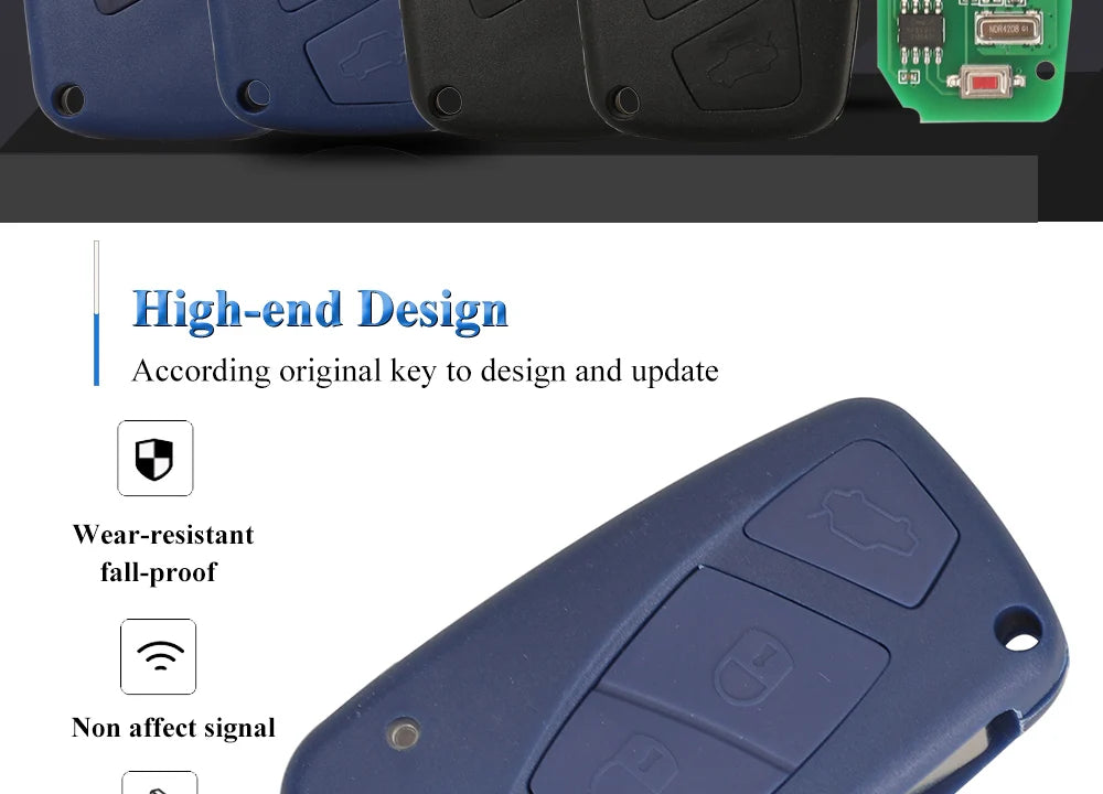 Jingyuqin 433MHz Megamos ID48 mando a distancia para Fiat Bravo Linea Stilo Punto Ducato Ypsilon diario PEUGEOT BOXER Citroen Jumper