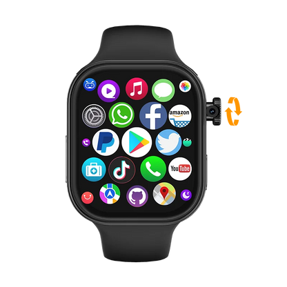 S10 MAX Smart Watch 4G Android 4G/5G LTE Sim Card GPS WIFI AI Voice assitance Straight Border Rotary Camera Smartwatch