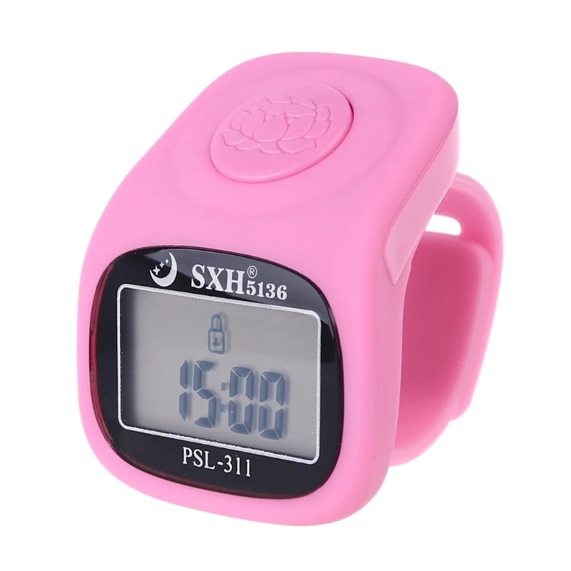 Mini Electronic Hand Counter LED Display 6 Digital Finger Tally Counter 8 Channe