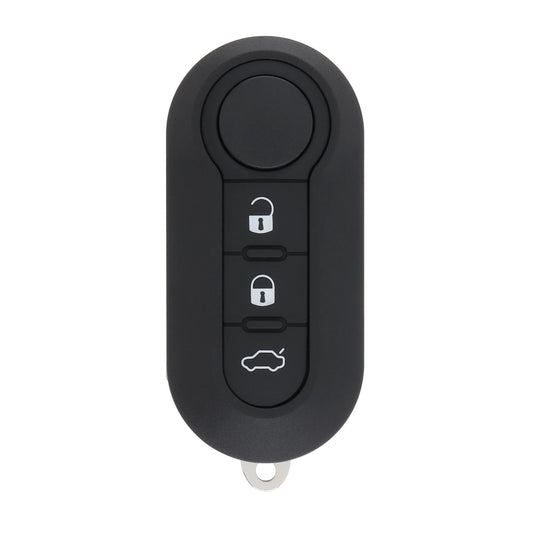 Carcasa plegable para mando a distancia de coche, carcasa de repuesto para llave de coche de 3 botones, compatible con Fiat 500 Panda Punto Bravo