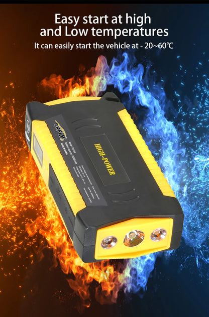 GKFLY 16000mAh 3000A arrancador de batería de coche banco de energía refuerzo de batería de coche carga 12V dispositivo de arranque gasolina diésel arrancador de coche Buster