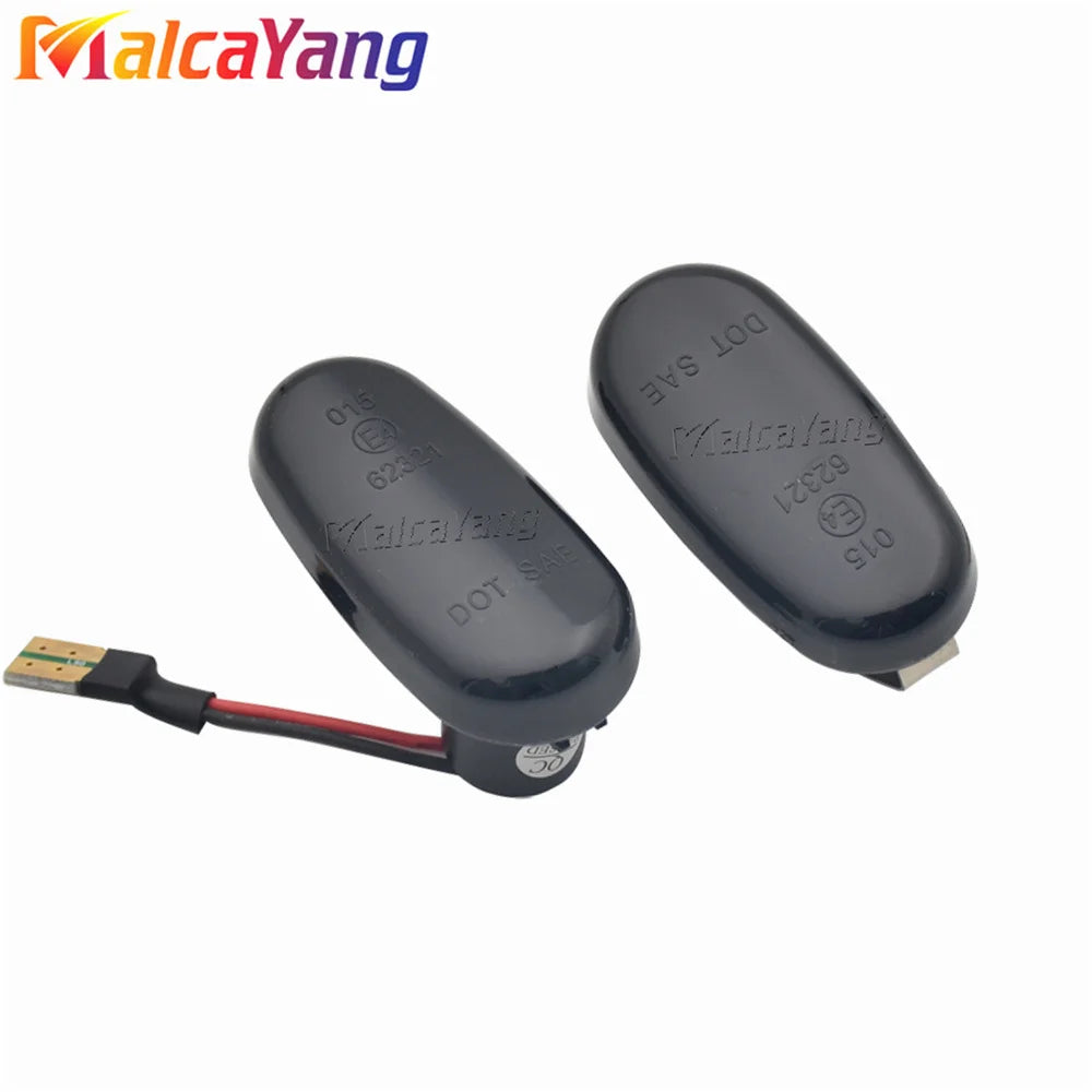 Luces LED dinámicas para coche, marcador lateral para Alfa Romeo Mito 955, 147 GT, 937, Fiat Bravo 2, señal de giro, lámpara intermitente, 2 piezas