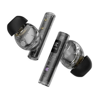 KZ Krio TWS Earbuds Bluetooth 6 Hybrid Microphones ANC LDAC APTX Dual Driver Lossless Earphones with Charging Case