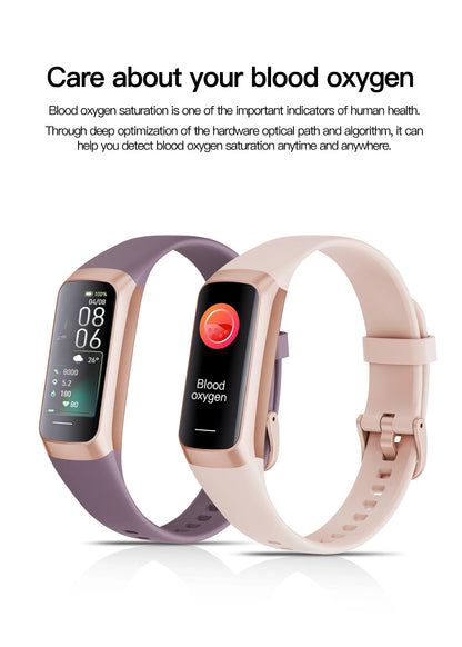 LIGE Amoled reloj inteligente hombres 2025 banda inteligente mujeres ritmo cardíaco sangre Smartwartch pulsera inteligente impermeable deporte Fitness Tracker