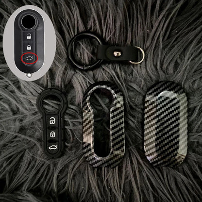 Funda ABS para llave remota de coche, carcasa Fob para Fiat 500 Ducato Panda 500L Punto Lancia Musa, Citroen Jumper para Peugeot Boxer