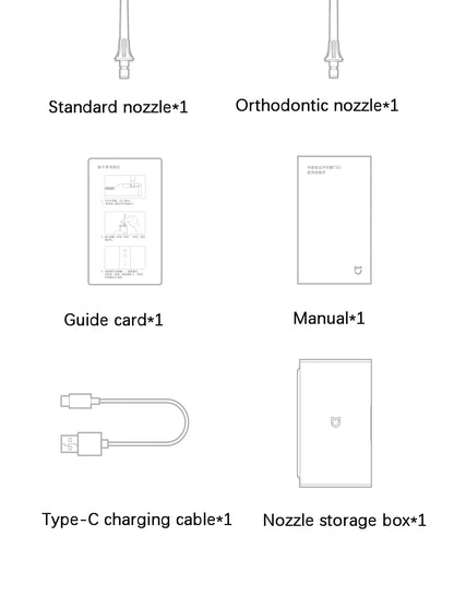 XIAOMI MIJIA-irrigador Oral portátil F300, irrigador Dental con chorro de agua, blanqueamiento Dental, limpiador de dientes bucales, pulso de agua MEO703