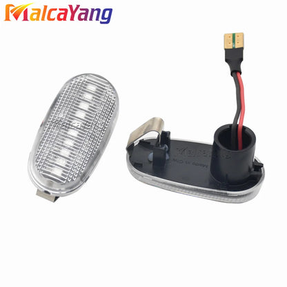 Luces LED dinámicas para coche, marcador lateral para Alfa Romeo Mito 955, 147 GT, 937, Fiat Bravo 2, señal de giro, lámpara intermitente, 2 piezas