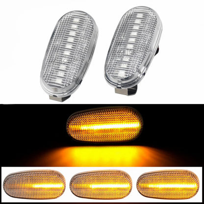 Luces LED dinámicas para coche, marcador lateral para Alfa Romeo Mito 955, 147 GT, 937, Fiat Bravo 2, señal de giro, lámpara intermitente, 2 piezas