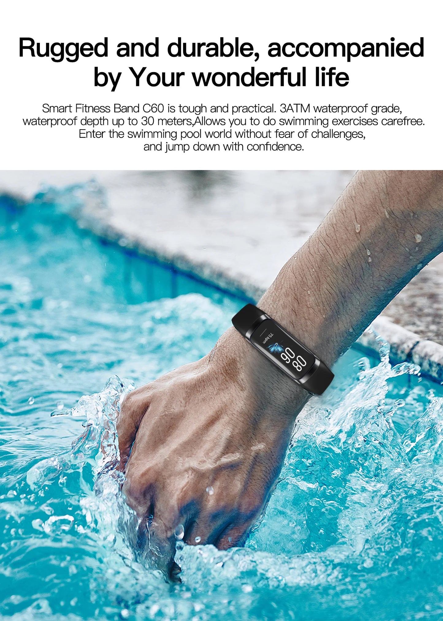 LIGE Amoled reloj inteligente hombres 2025 banda inteligente mujeres ritmo cardíaco sangre Smartwartch pulsera inteligente impermeable deporte Fitness Tracker