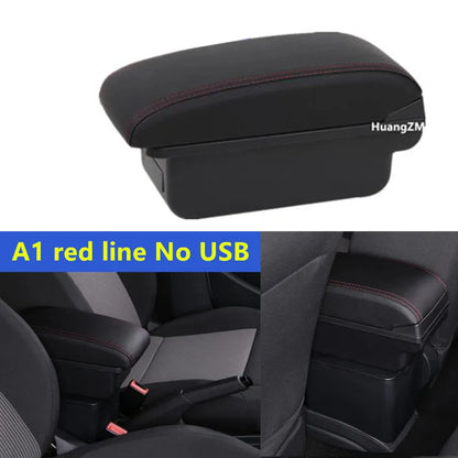 Caja de reposabrazos para Fiat 500, caja de reposabrazos para coche Fiat CRONOS, reequipamiento dedicado, caja de almacenamiento central Interior, accesorios para coche