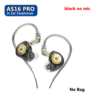 KZ-EDX Pro Earphones Bluetooth-Compatible Wired Earphones Portable Noise Cancelling Sport HiFi Monitor Headset for Game