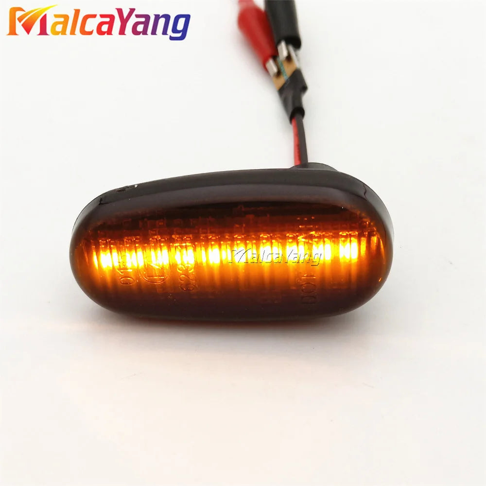 Luces LED dinámicas para coche, marcador lateral para Alfa Romeo Mito 955, 147 GT, 937, Fiat Bravo 2, señal de giro, lámpara intermitente, 2 piezas