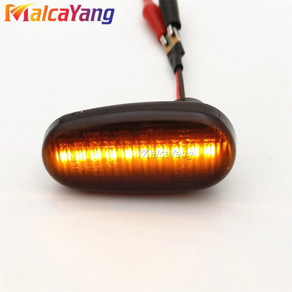 Luces LED dinámicas para coche, marcador lateral para Alfa Romeo Mito 955, 147 GT, 937, Fiat Bravo 2, señal de giro, lámpara intermitente, 2 piezas