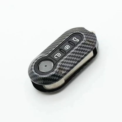 Funda ABS para llave remota de coche, carcasa Fob para Fiat 500 Ducato Panda 500L Punto Lancia Musa, Citroen Jumper para Peugeot Boxer