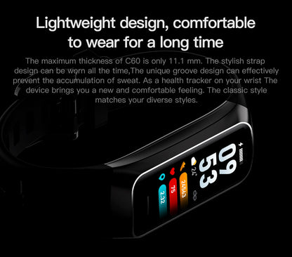 LIGE Amoled reloj inteligente hombres 2025 banda inteligente mujeres ritmo cardíaco sangre Smartwartch pulsera inteligente impermeable deporte Fitness Tracker